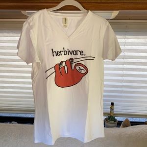 Vegan, eco printed shirt.